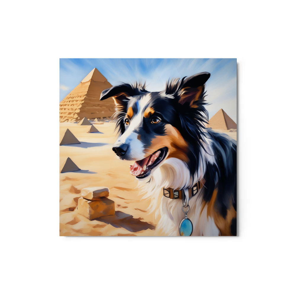 PugMug Custom Border Collie Metal Print