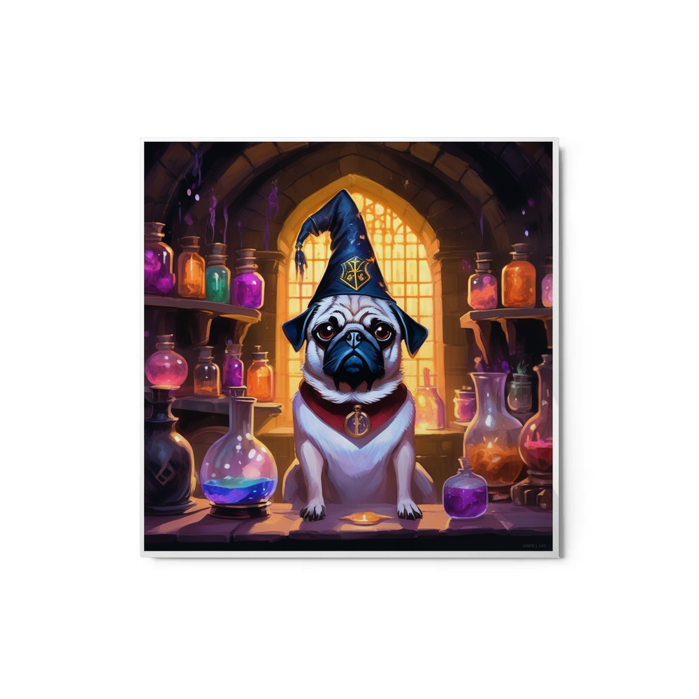 PugMug Custom Pug Metal Print
