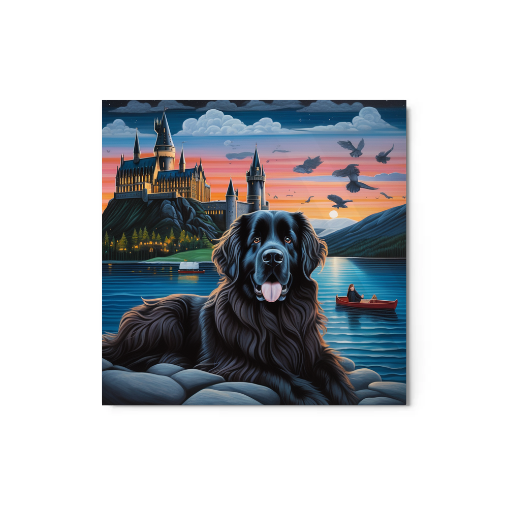 PugMug Custom Newfoundland Metal Print
