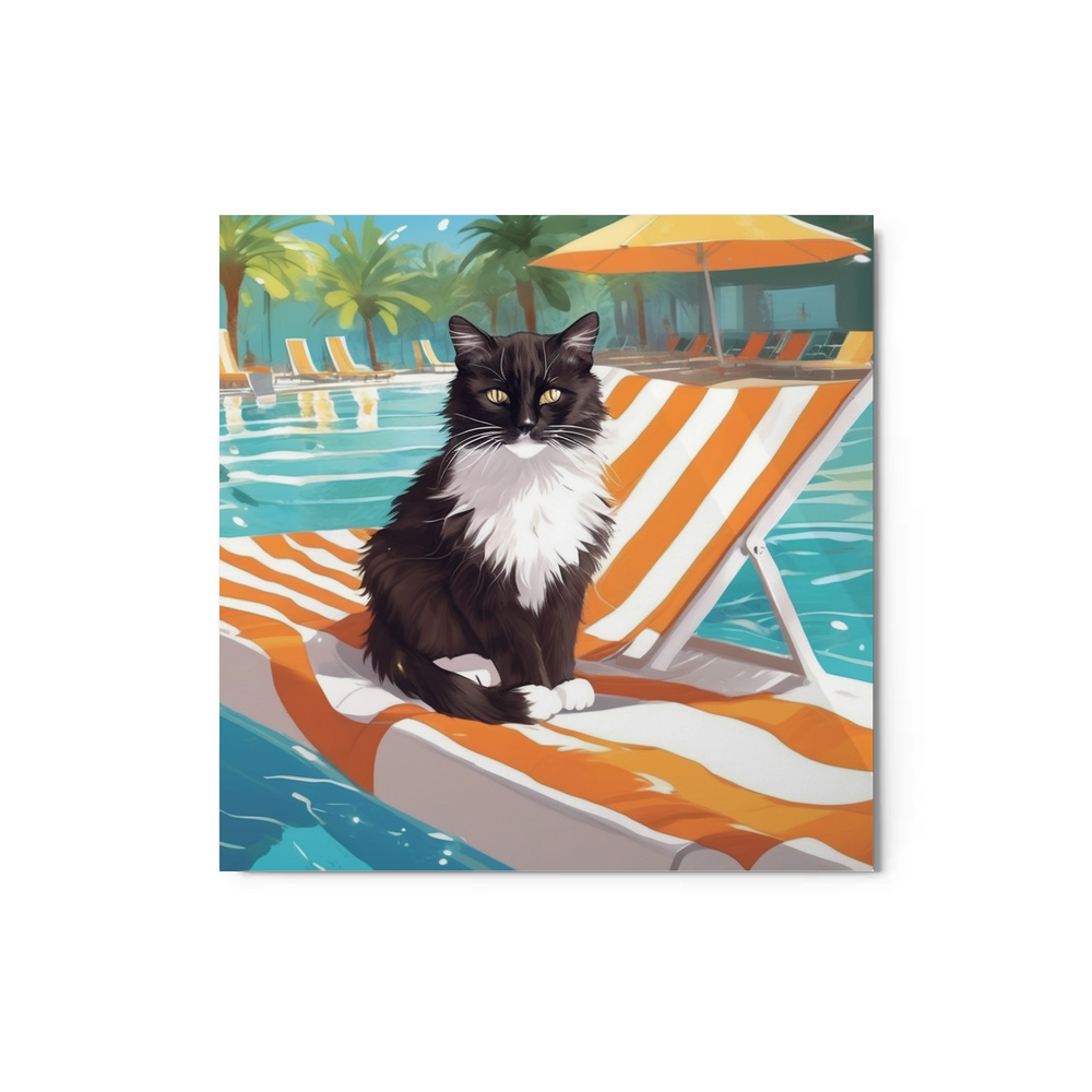 PugMug Custom Peerie Metal Print