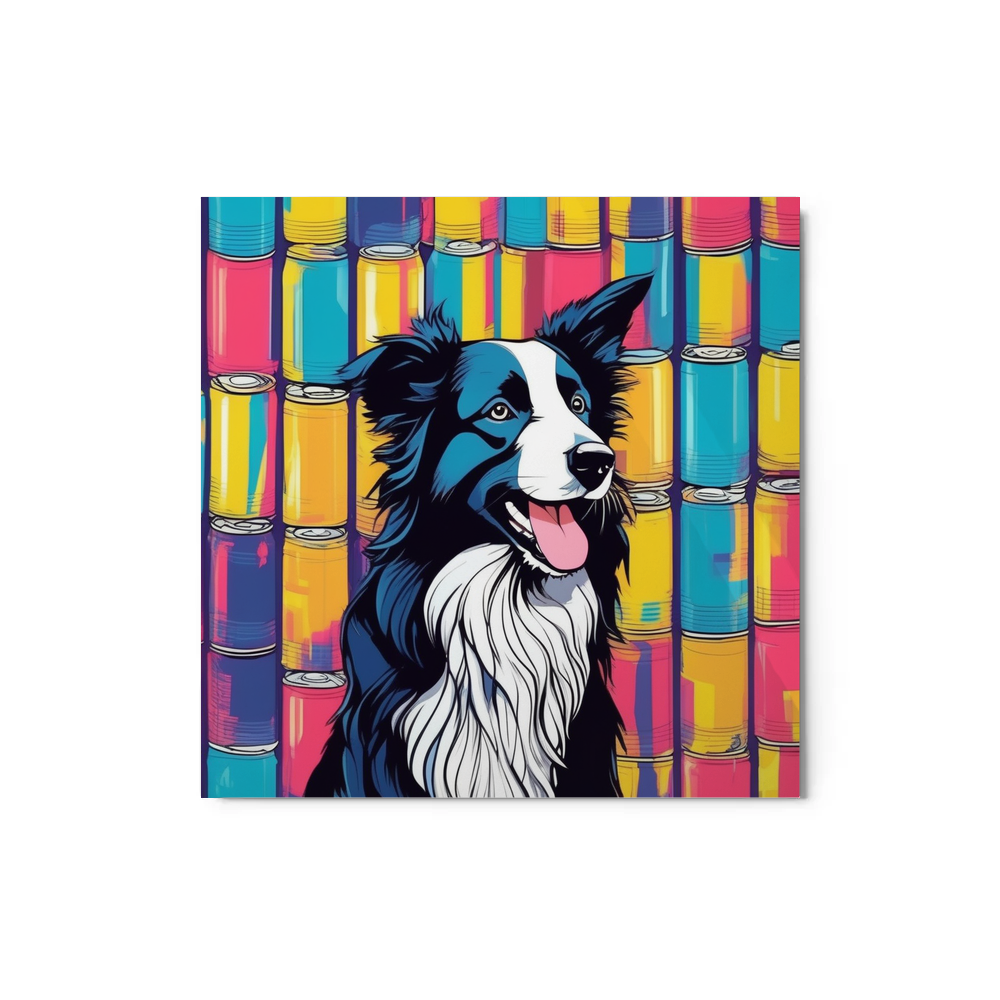PugMug Custom Border Collie Metal Print