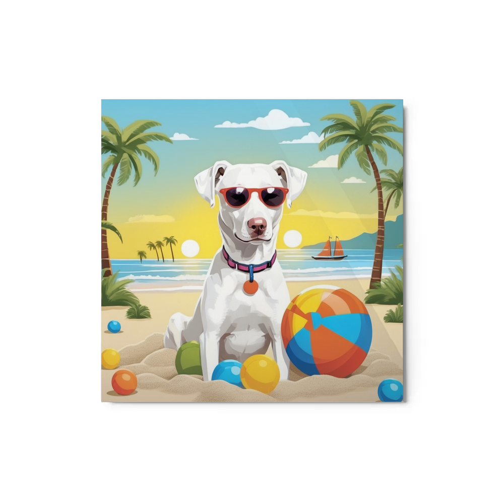 PugMug Custom Penny Metal Print