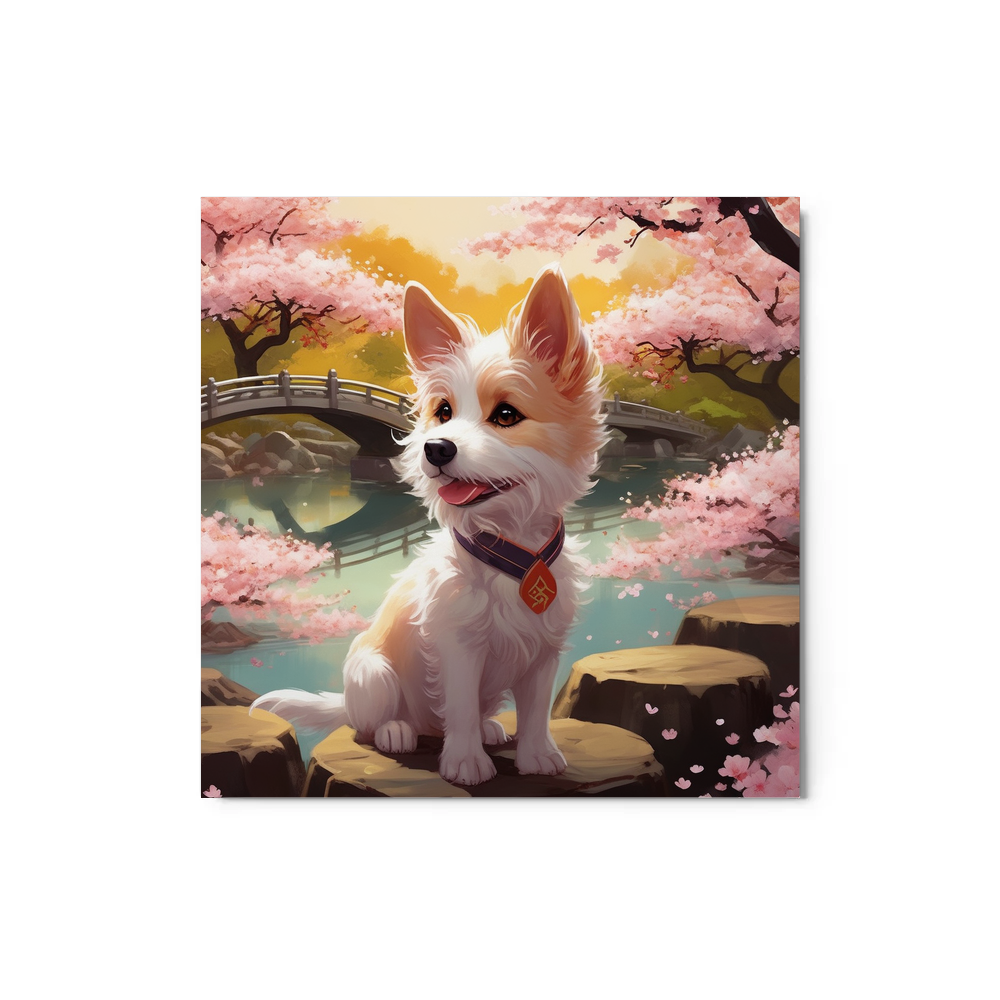 PugMug Custom Luna Metal Print