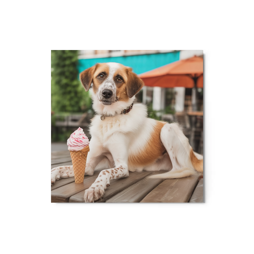 PugMug Custom Hazim Metal Print