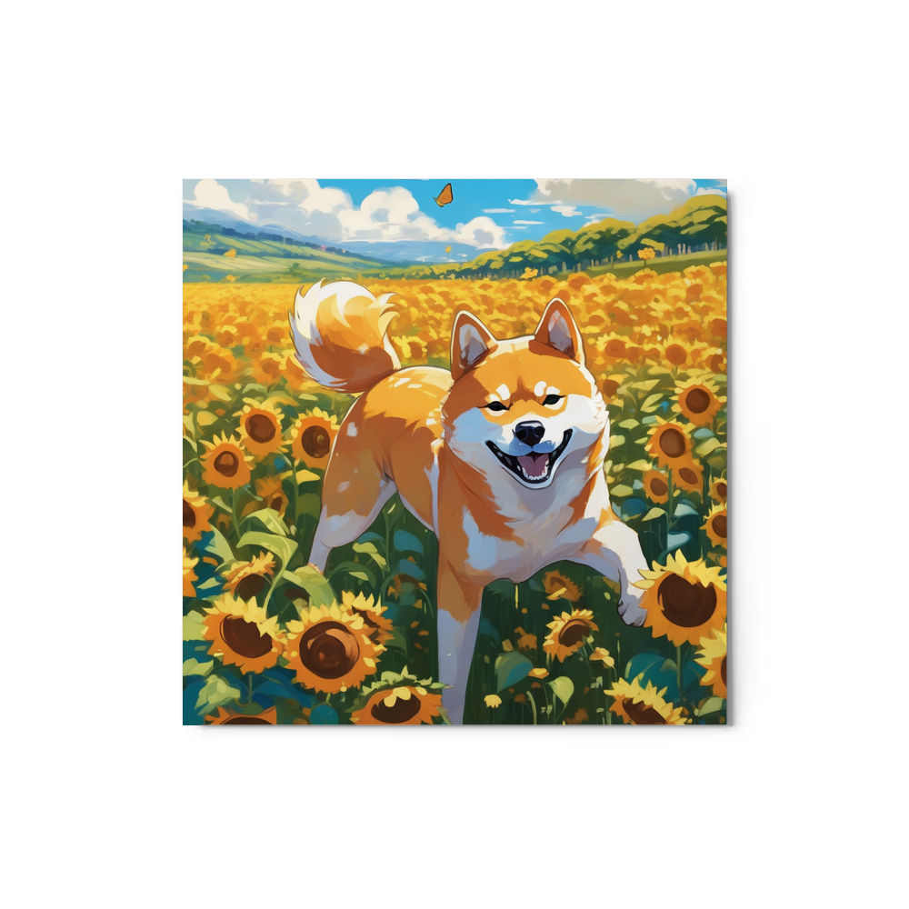 PugMug Custom Shiba Inu Metal Print