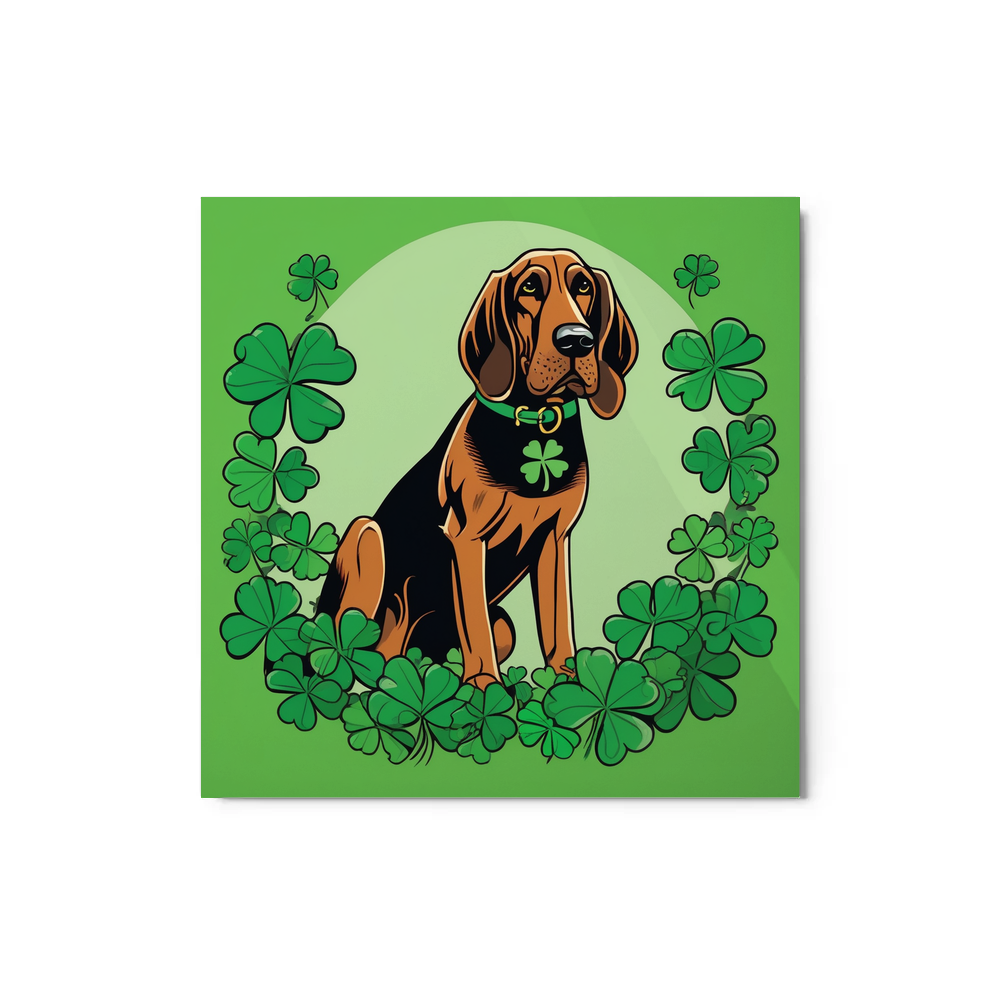 PugMug Custom Bloodhound Metal Print