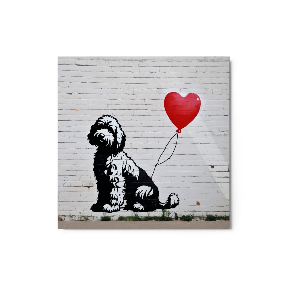 PugMug Custom Portuguese Water Dog Metal Print