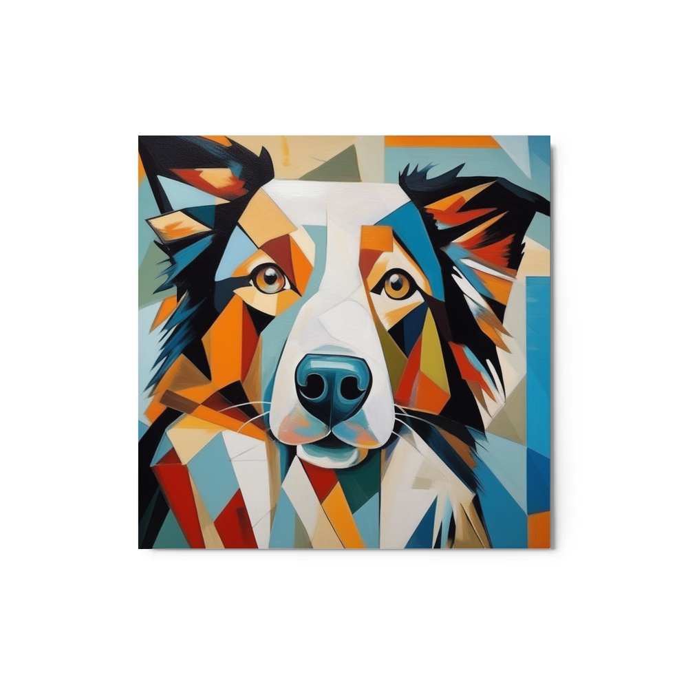 PugMug Custom Border Collie Metal Print