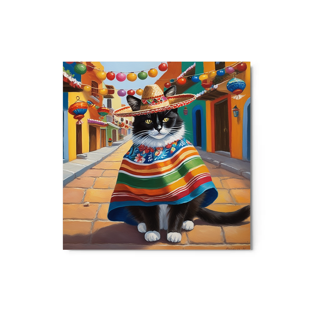 PugMug Custom Peerie Metal Print