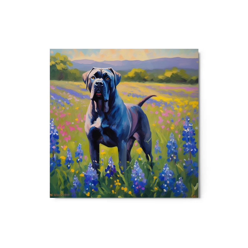 PugMug Custom Cane Corso Metal Print
