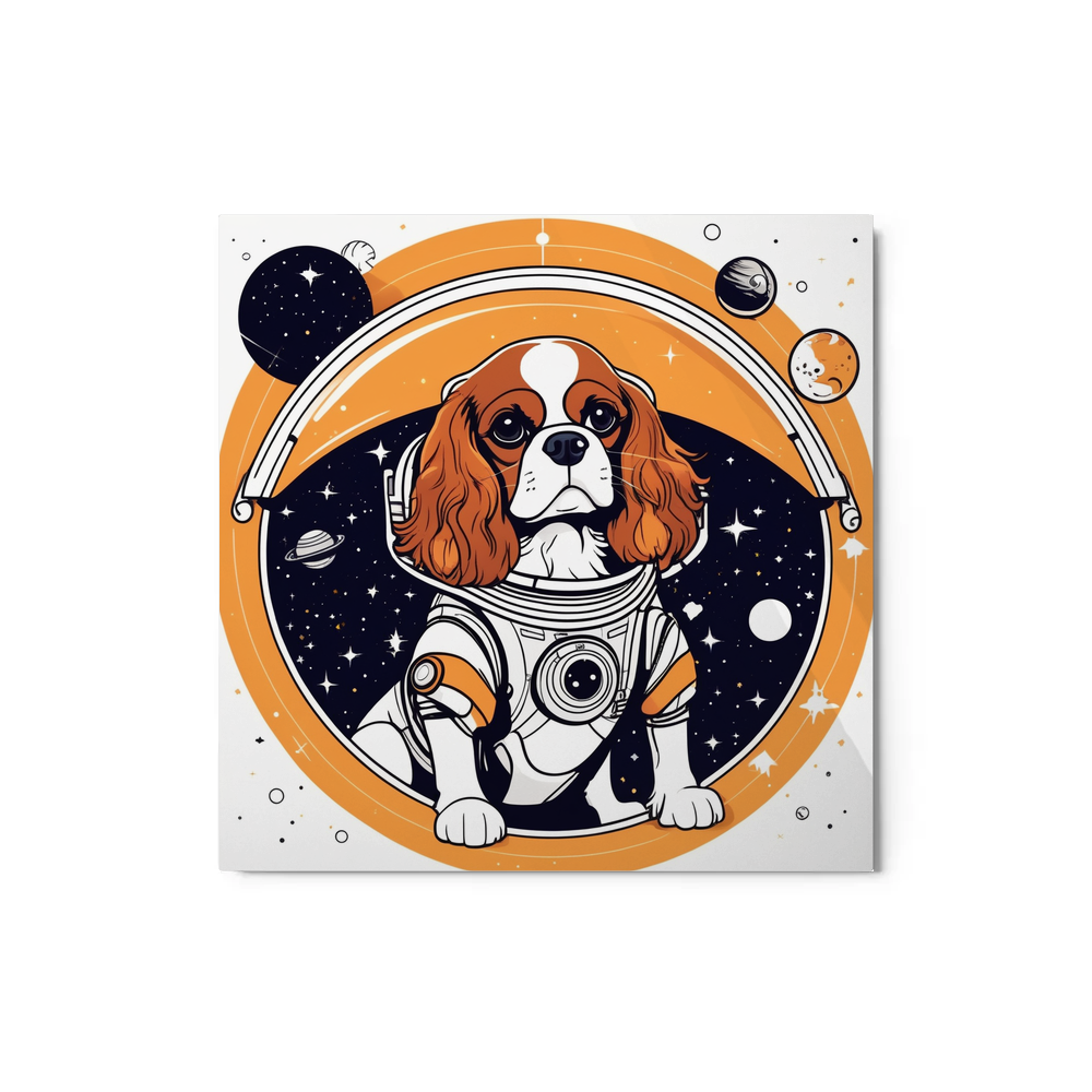 PugMug Custom Cavalier King Charles Spaniel Metal Print