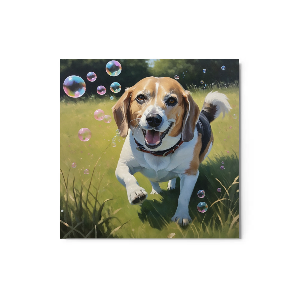 PugMug Custom Munchkin Metal Print