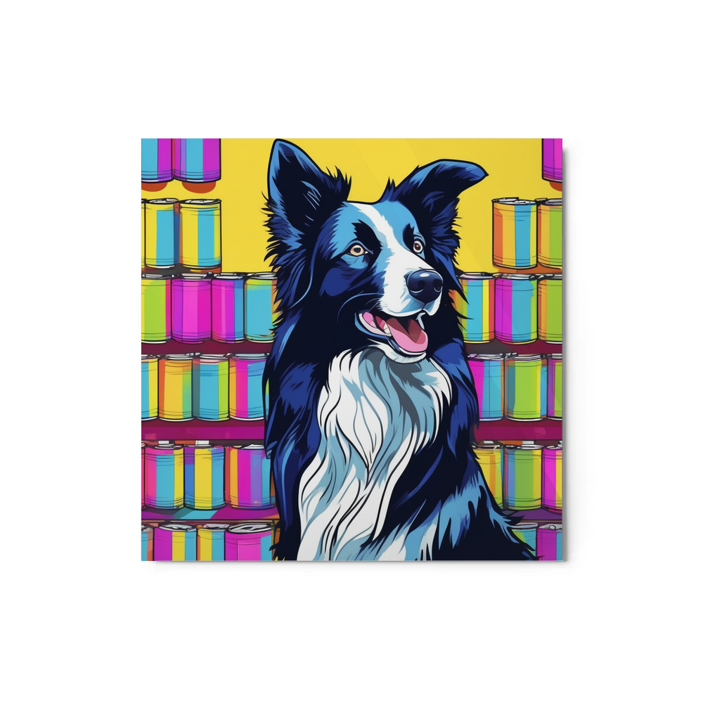 PugMug Custom Border Collie Metal Print
