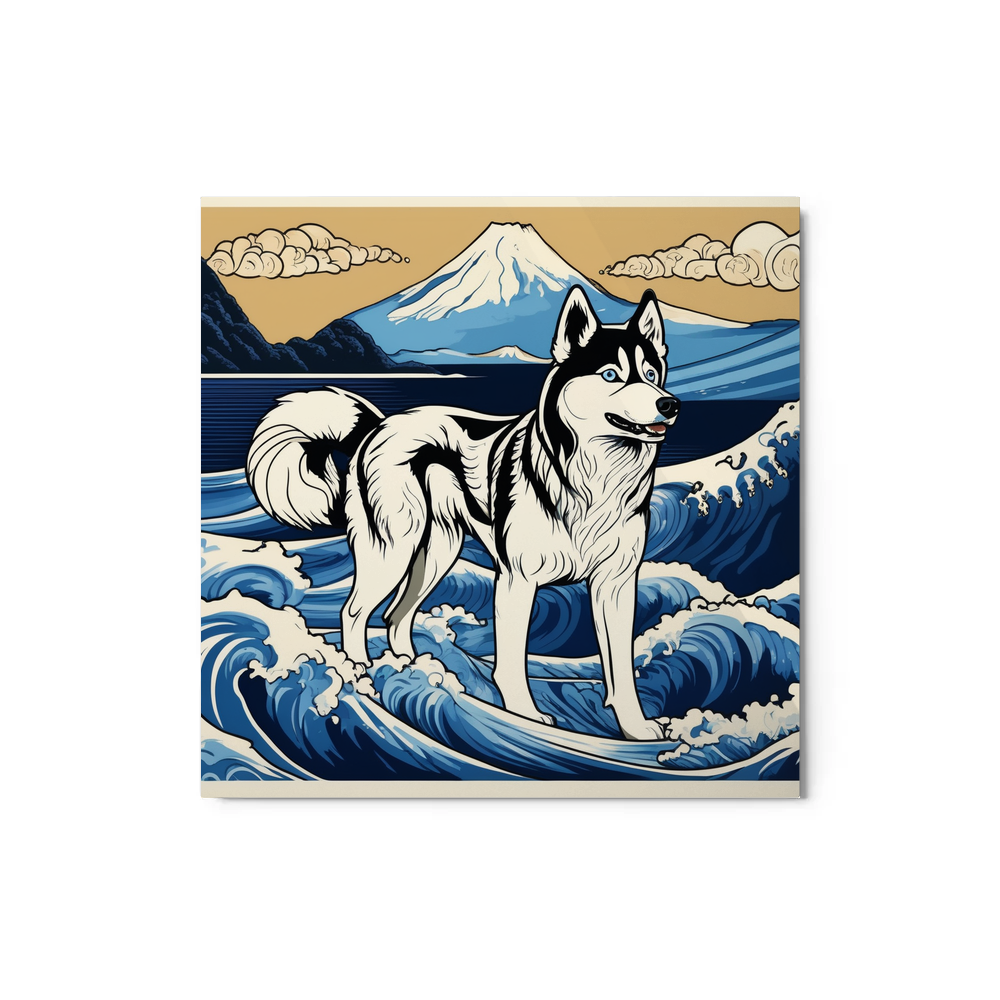 PugMug Custom Pet Metal Print