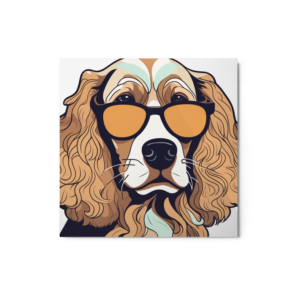 PugMug Custom Cocker Spaniel Metal Print