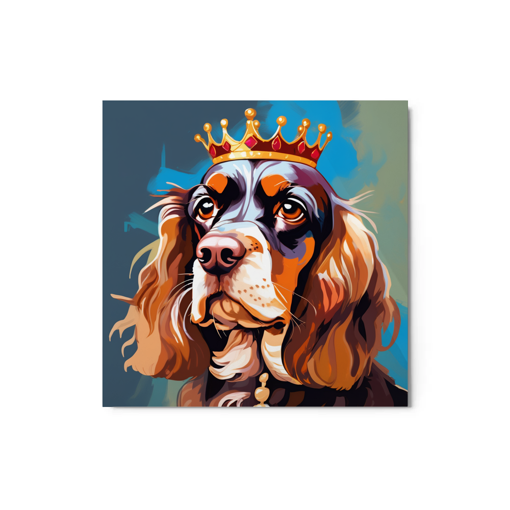 PugMug Custom English Cocker Spaniel Metal Print