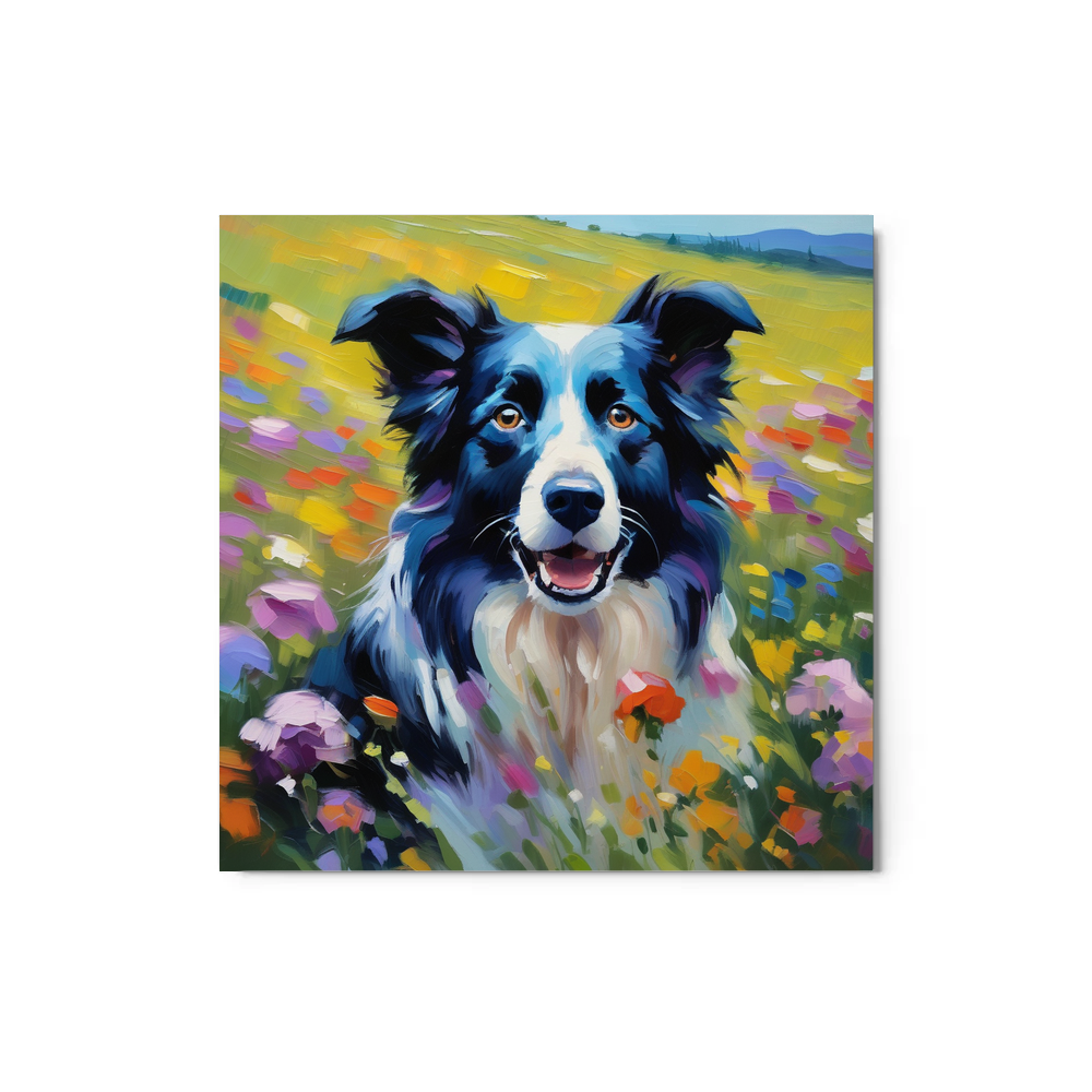 PugMug Custom Border Collie Metal Print