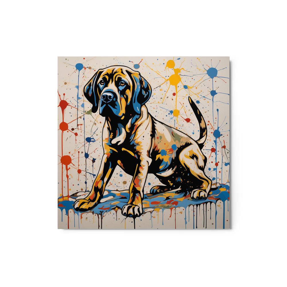 PugMug Custom Mastiff Metal Print