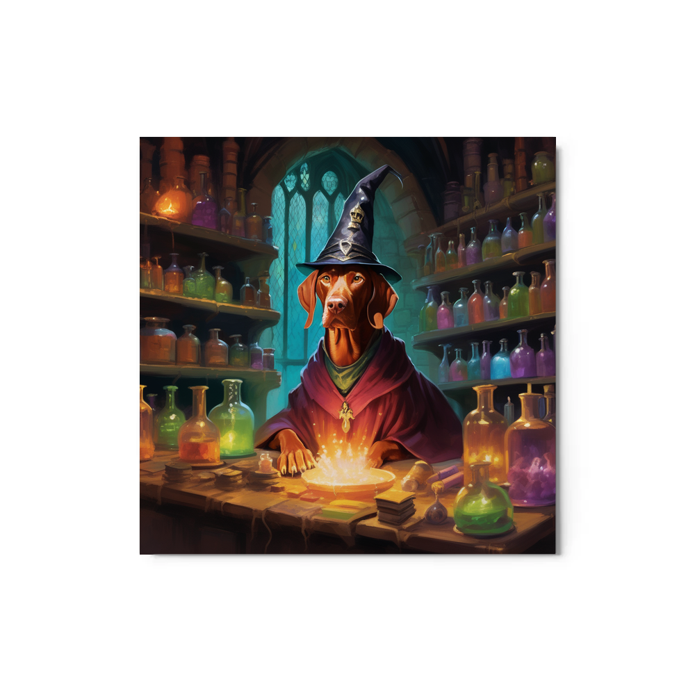 PugMug Custom Vizsla Metal Print