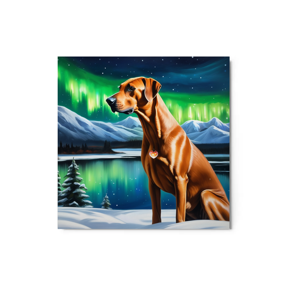PugMug Custom Rhodesian Ridgeback Metal Print