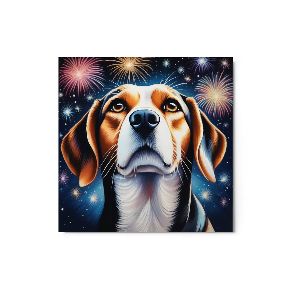 PugMug Custom Beagle Metal Print