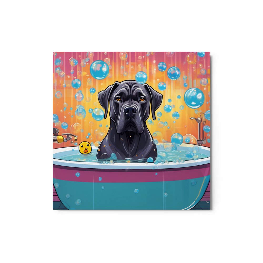 PugMug Custom Cane Corso Metal Print