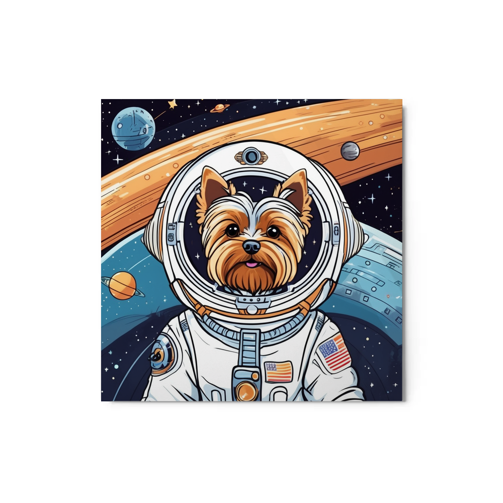 PugMug Custom Yorkshire Terrier Metal Print