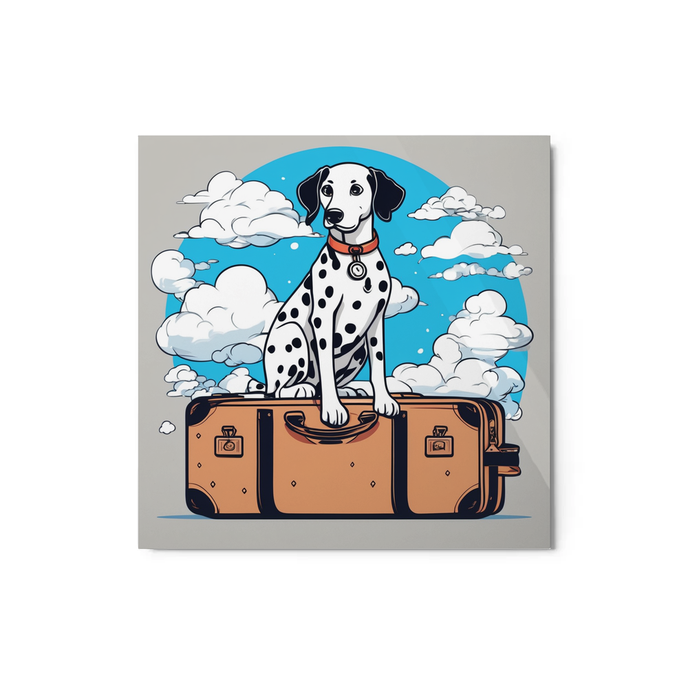 PugMug Custom Dalmatian Metal Print