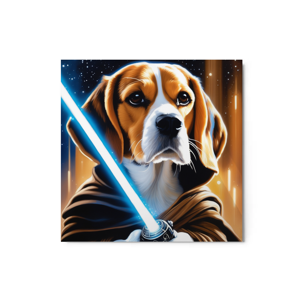 PugMug Custom Beagle Metal Print