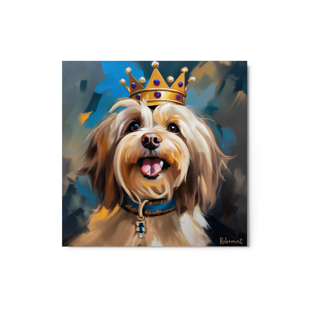 PugMug Custom Tan Havanese Dog Metal Print