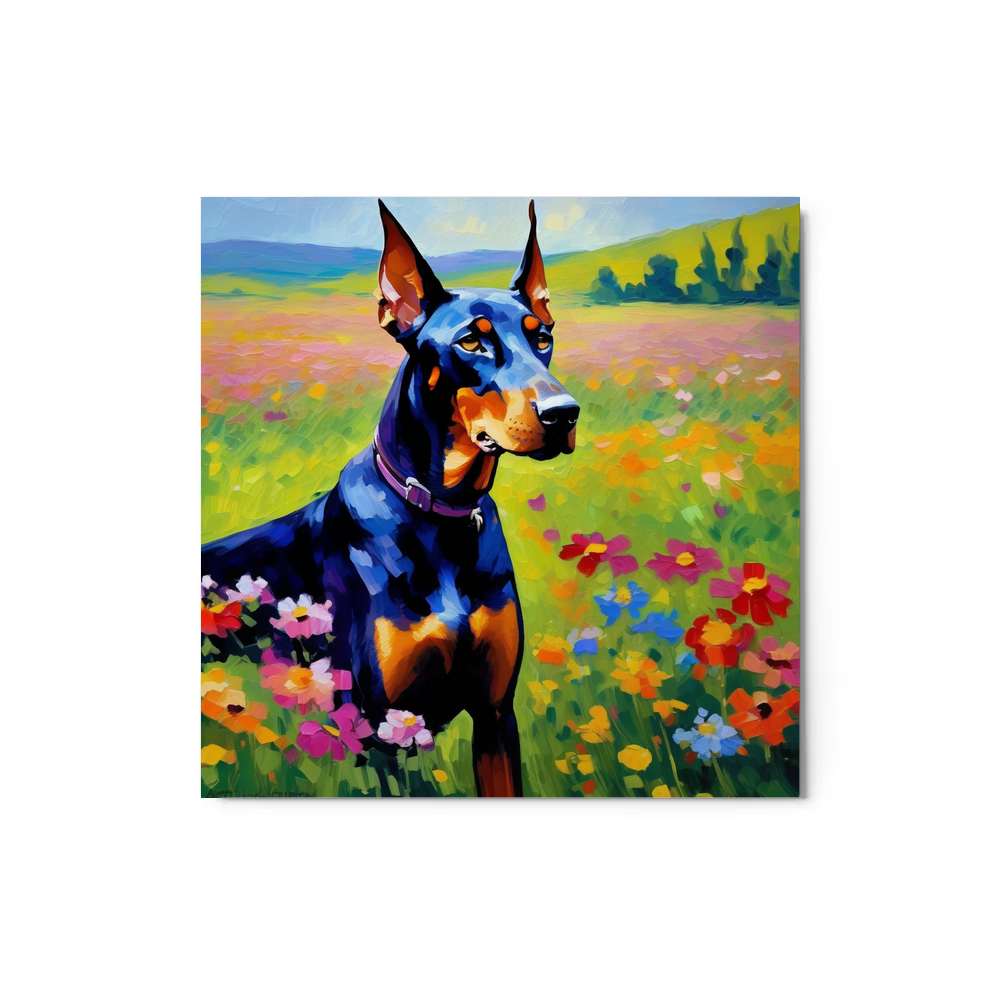 PugMug Custom Pet Metal Print