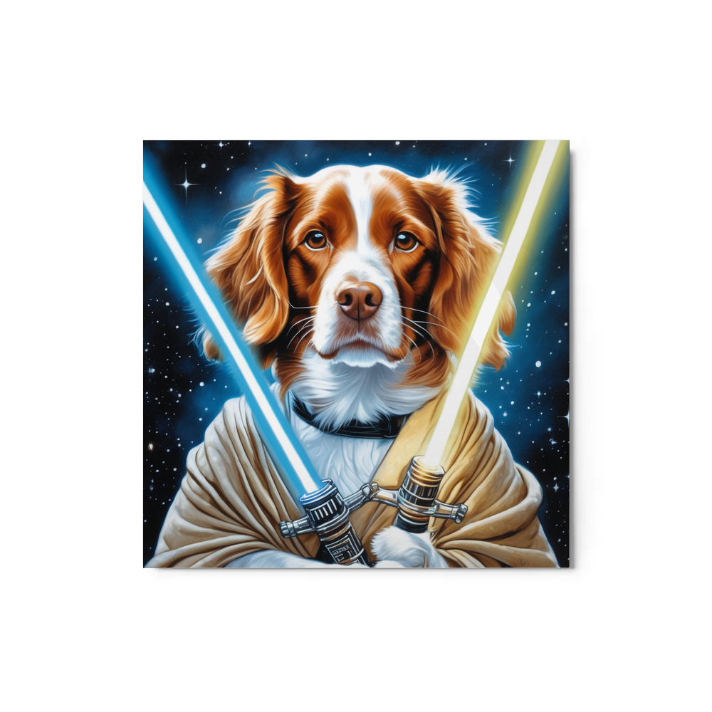 PugMug Custom Brittany Dog Metal Print