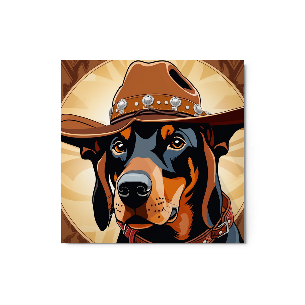 PugMug Custom Pet Metal Print