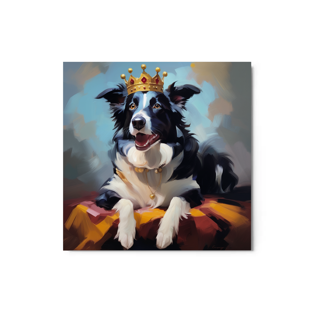 PugMug Custom Border Collie Metal Print