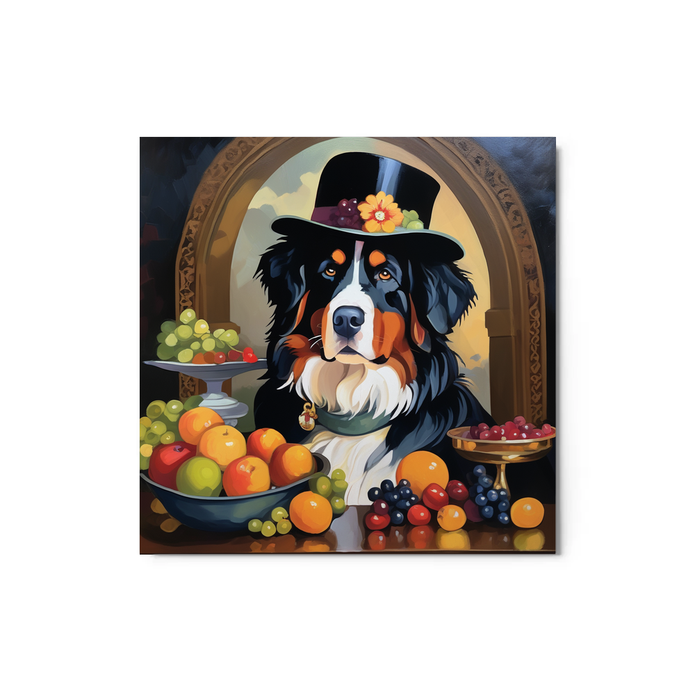 PugMug Custom Bernese Mountain Dog Metal Print