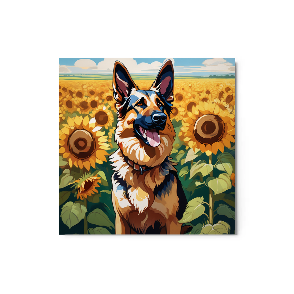 PugMug Custom German Shepherd Dog Metal Print