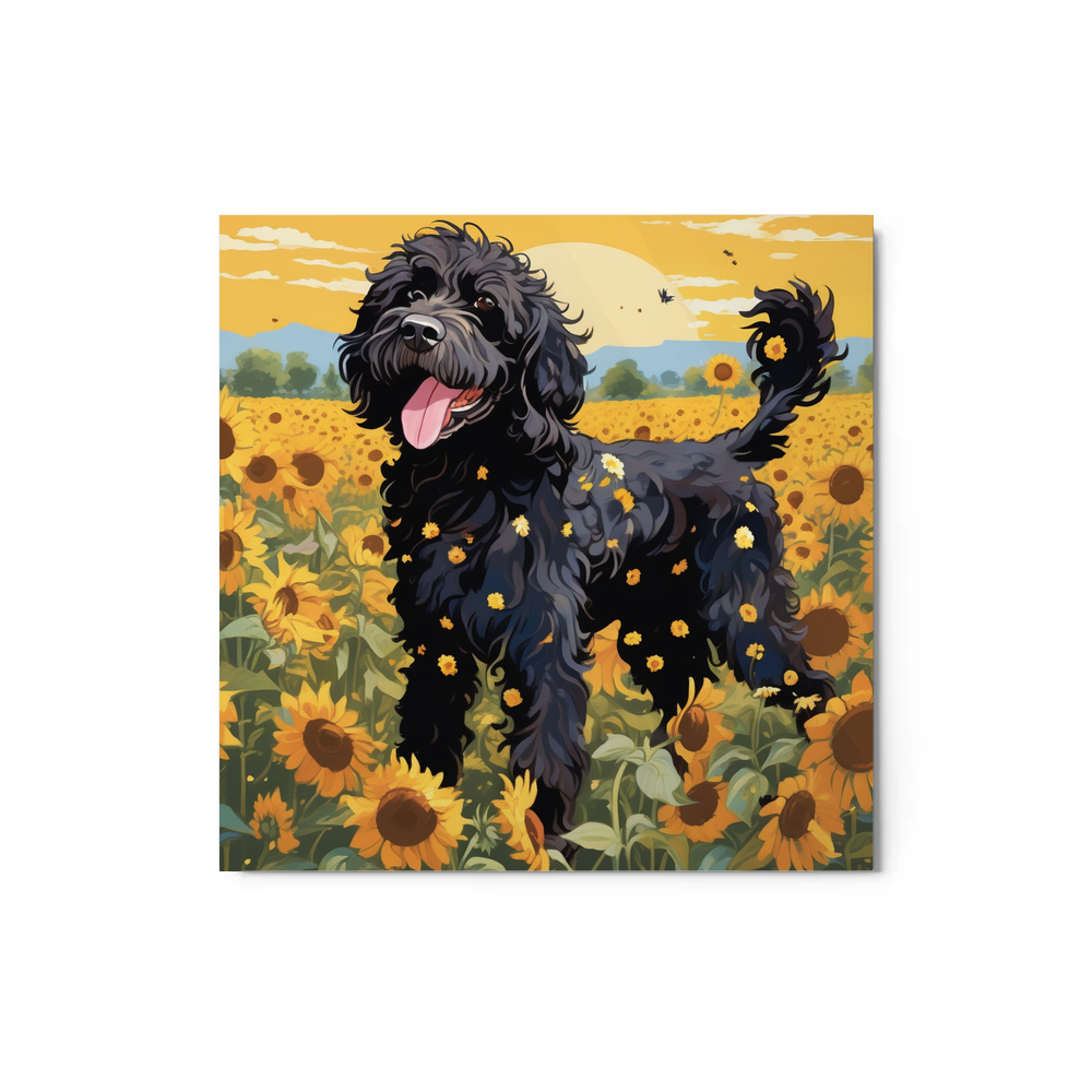 PugMug Custom Portuguese Water Dog Metal Print