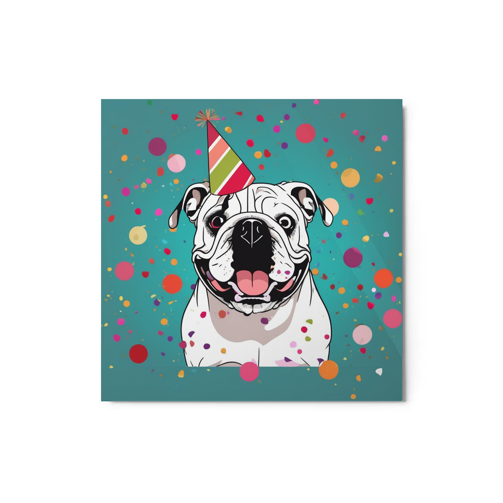 PugMug Custom Bulldog Metal Print