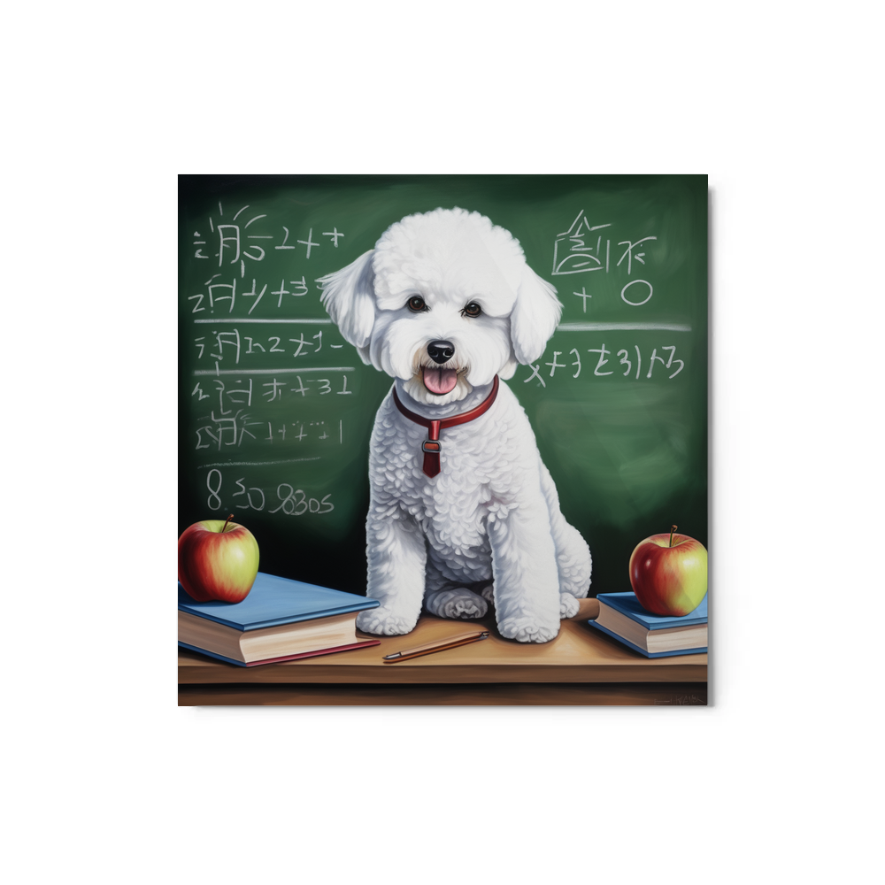 PugMug Custom Bichons Frise Metal Print