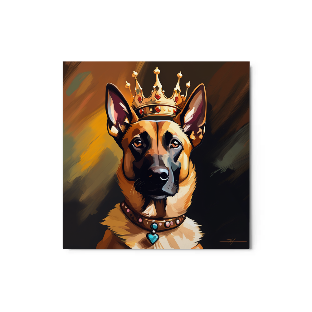 PugMug Custom Belgian Malinois Metal Print