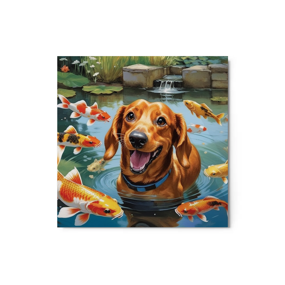 PugMug Custom Rex Metal Print