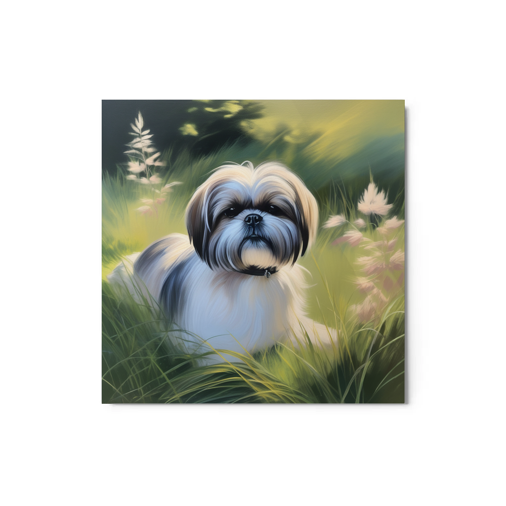PugMug Custom Shih Tzu Metal Print