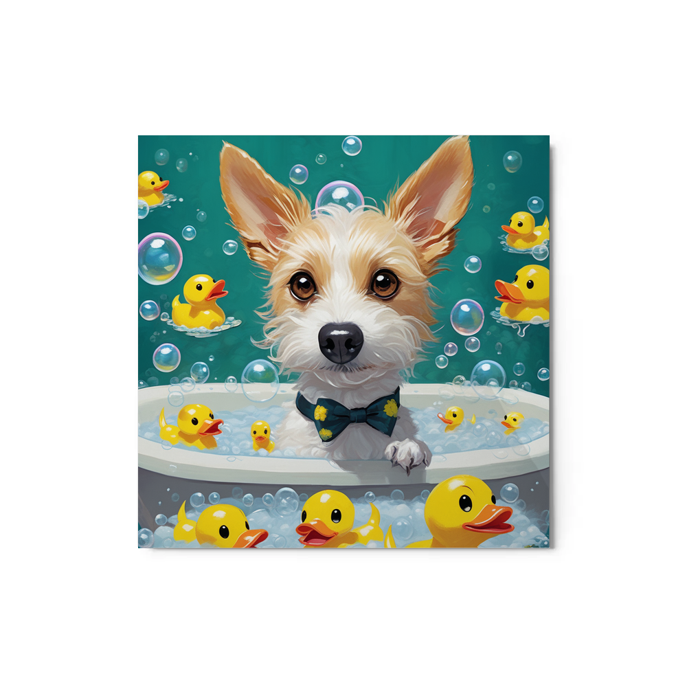 PugMug Custom Luna Metal Print