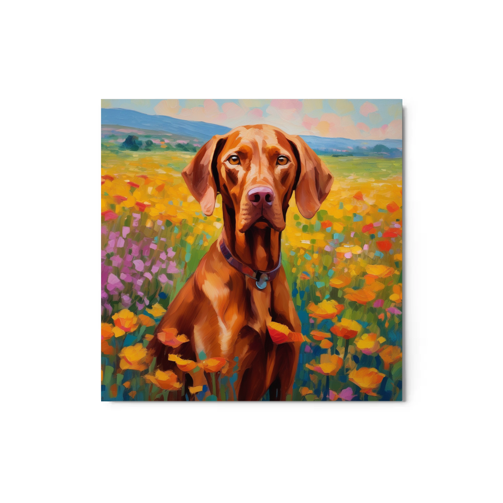 PugMug Custom Vizsla Metal Print