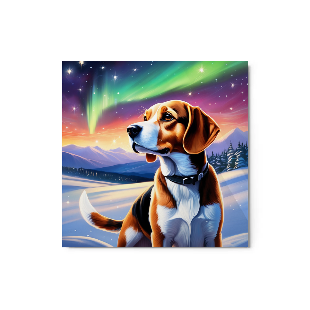 PugMug Custom Beagle Metal Print