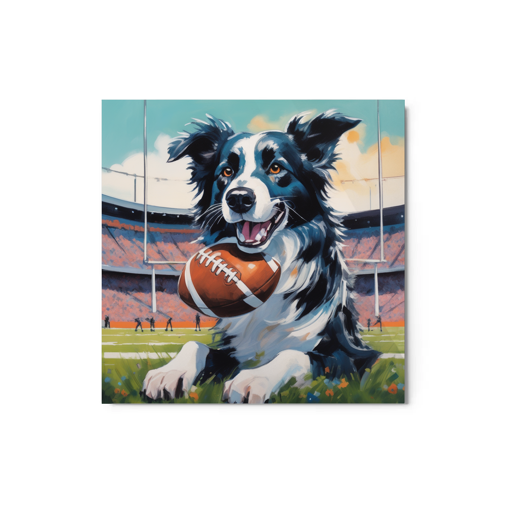 PugMug Custom Border Collie Metal Print