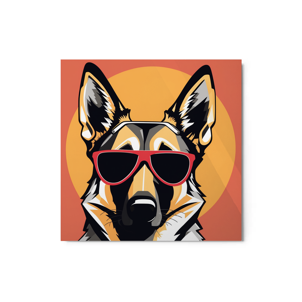 PugMug Custom German Shepherd Dog Metal Print