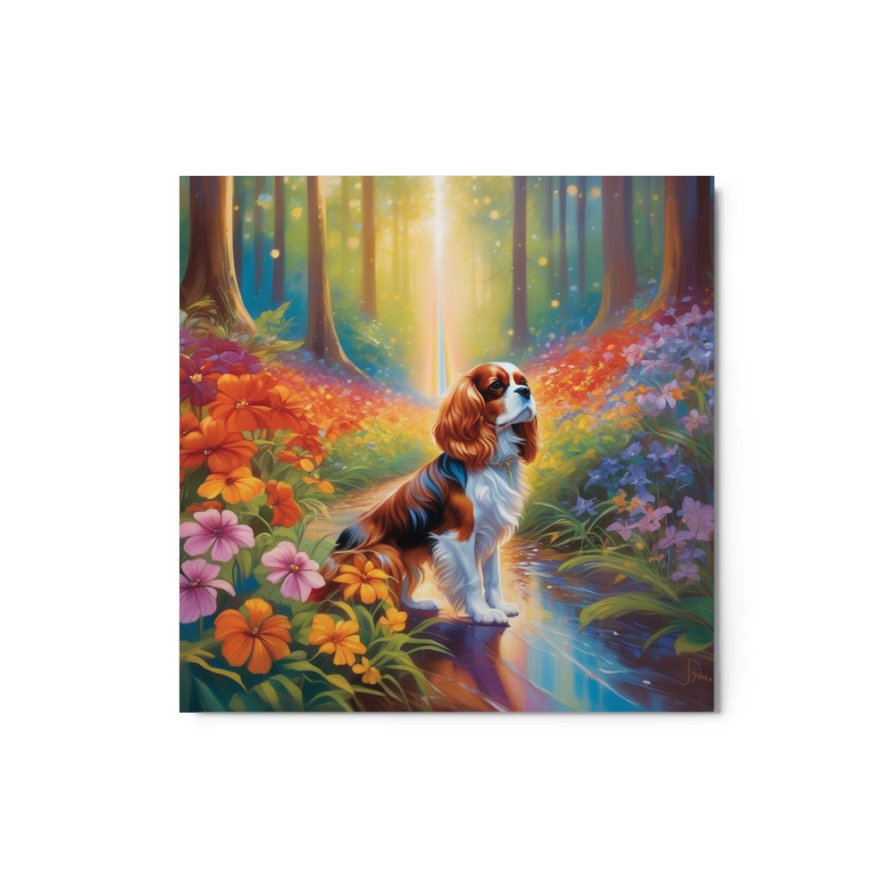 PugMug Custom Cavalier King Charles Spaniel Metal Print