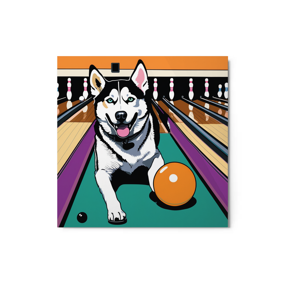 PugMug Custom Siberian Husky Metal Print