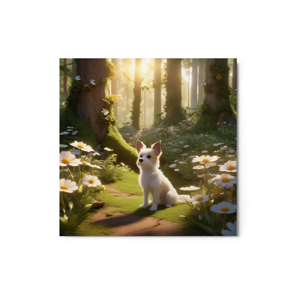 PugMug Custom Luna Metal Print